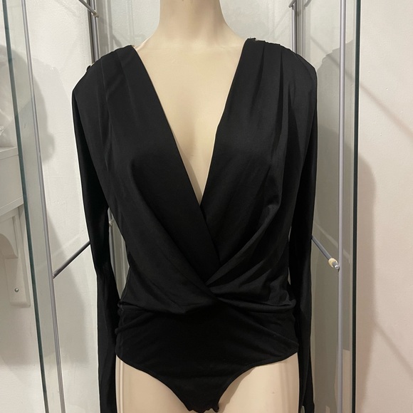 DO&BE Black Long Sleeve Bodysuit - Picture 9 of 14